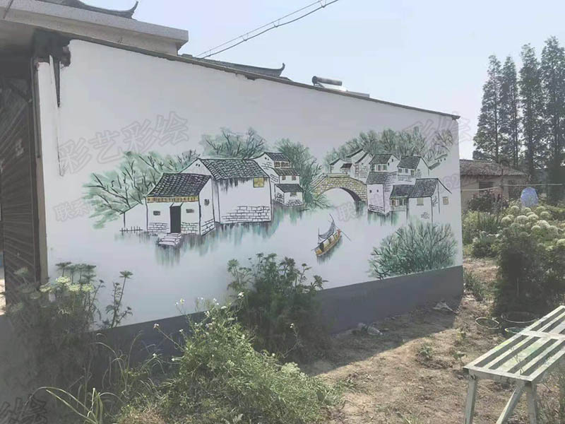 苏州彩绘,苏州文化墙,苏州艺术画