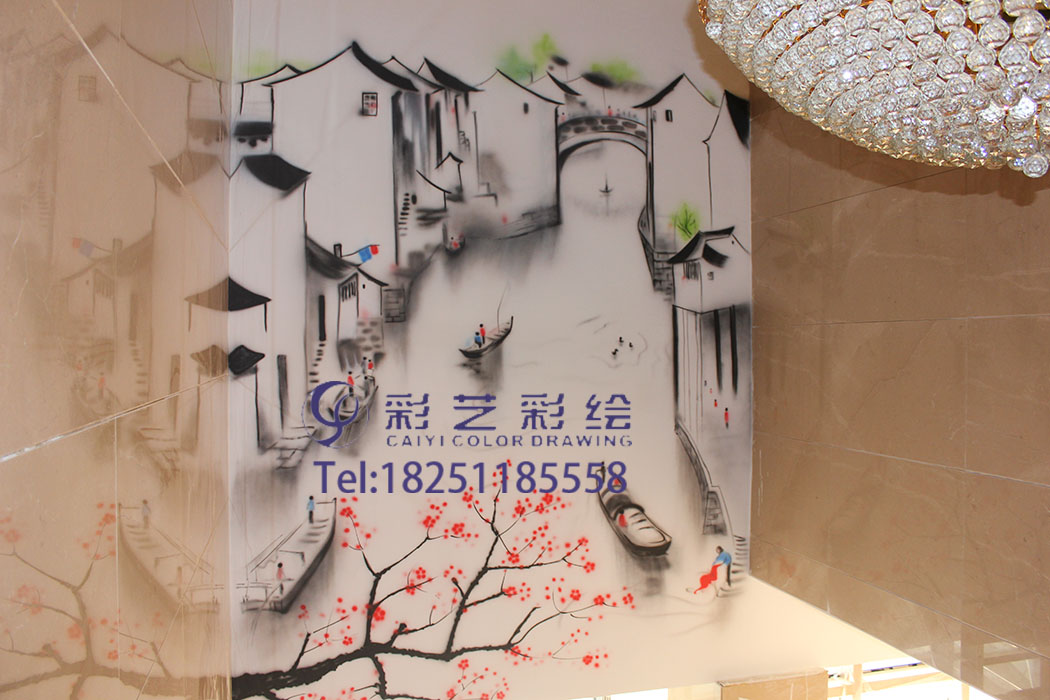 苏州乡村手绘价格,苏州墙上彩绘,苏州墙上彩绘公司