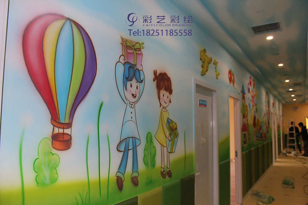 学校彩绘