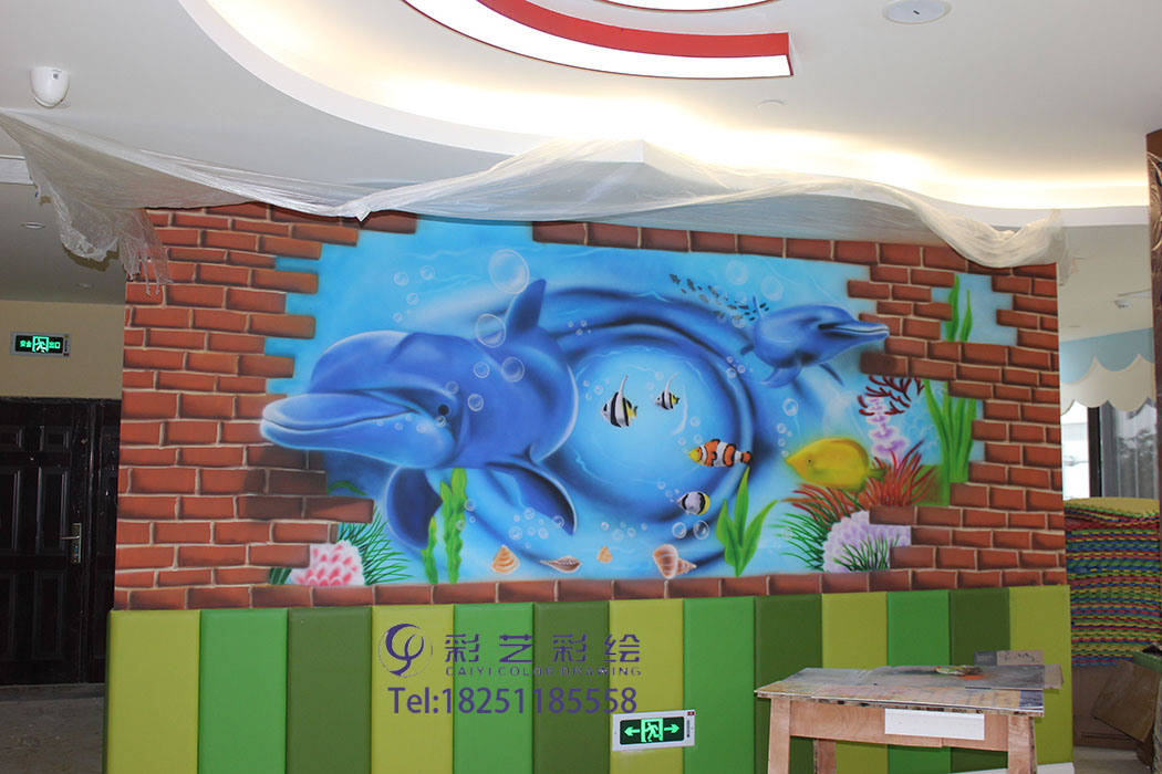 学校彩绘