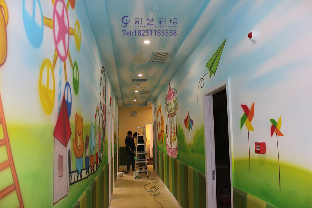 学校彩绘