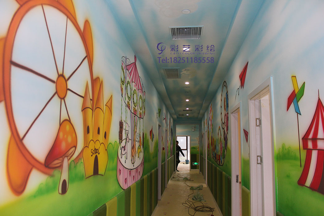 学校彩绘