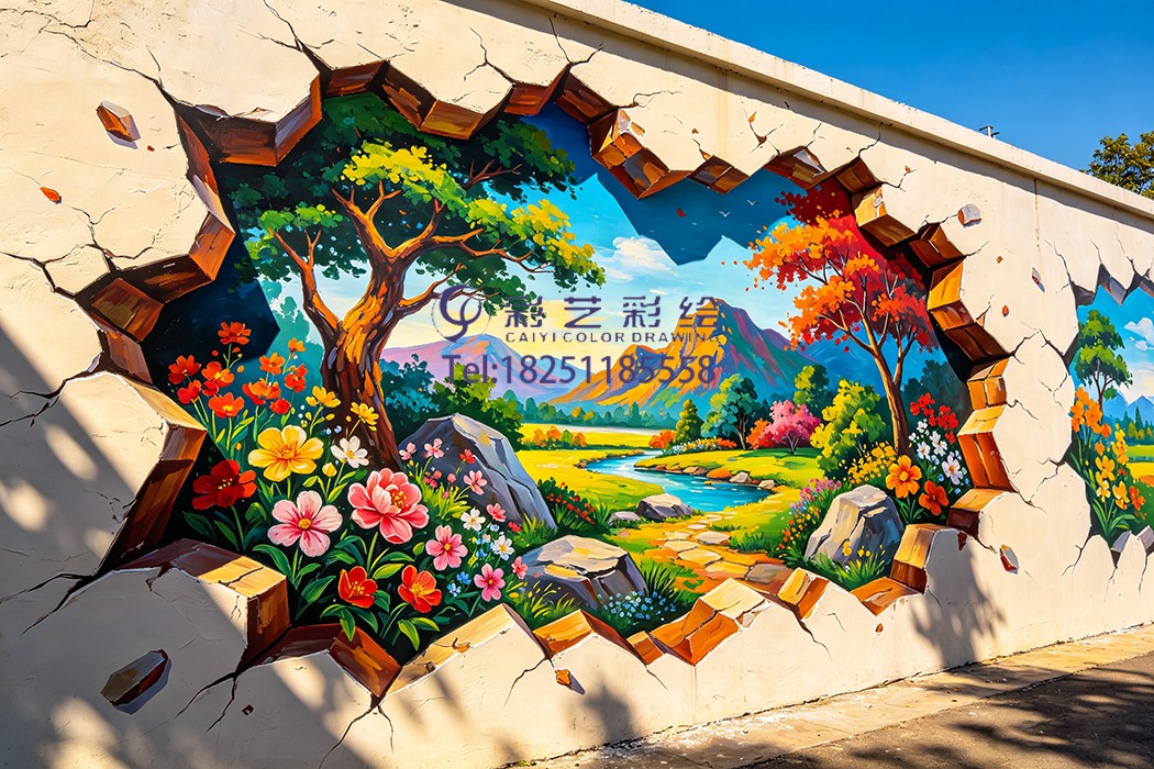 苏州3D墙体彩绘