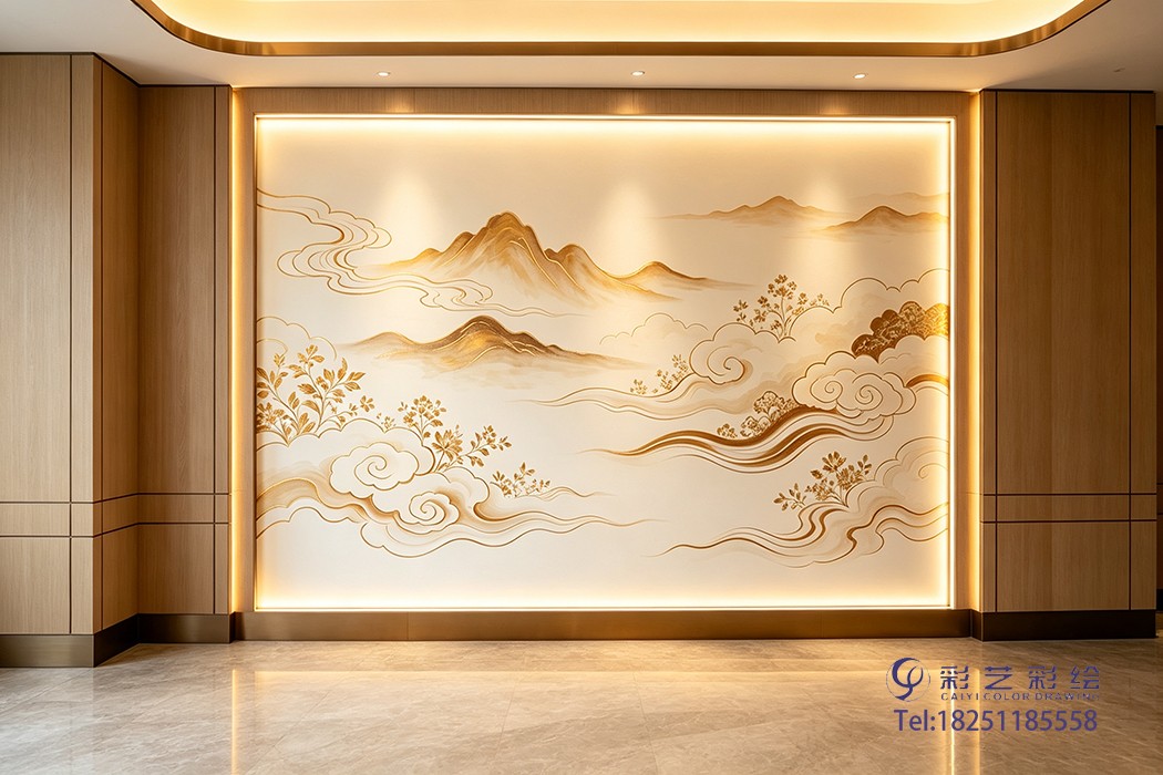 苏州酒店背景墙