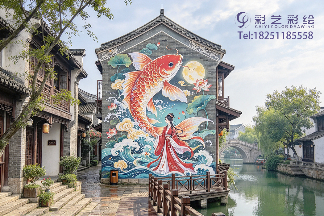 苏州彩绘画 苏州彩绘画